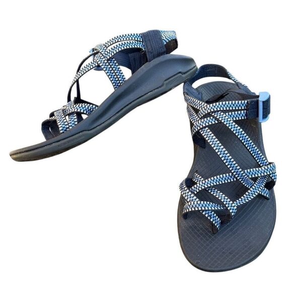 Chaco Women's Z Eddy X2 Slingback Sandals Blue Casual Summer Shoes - Picture 6 of 12